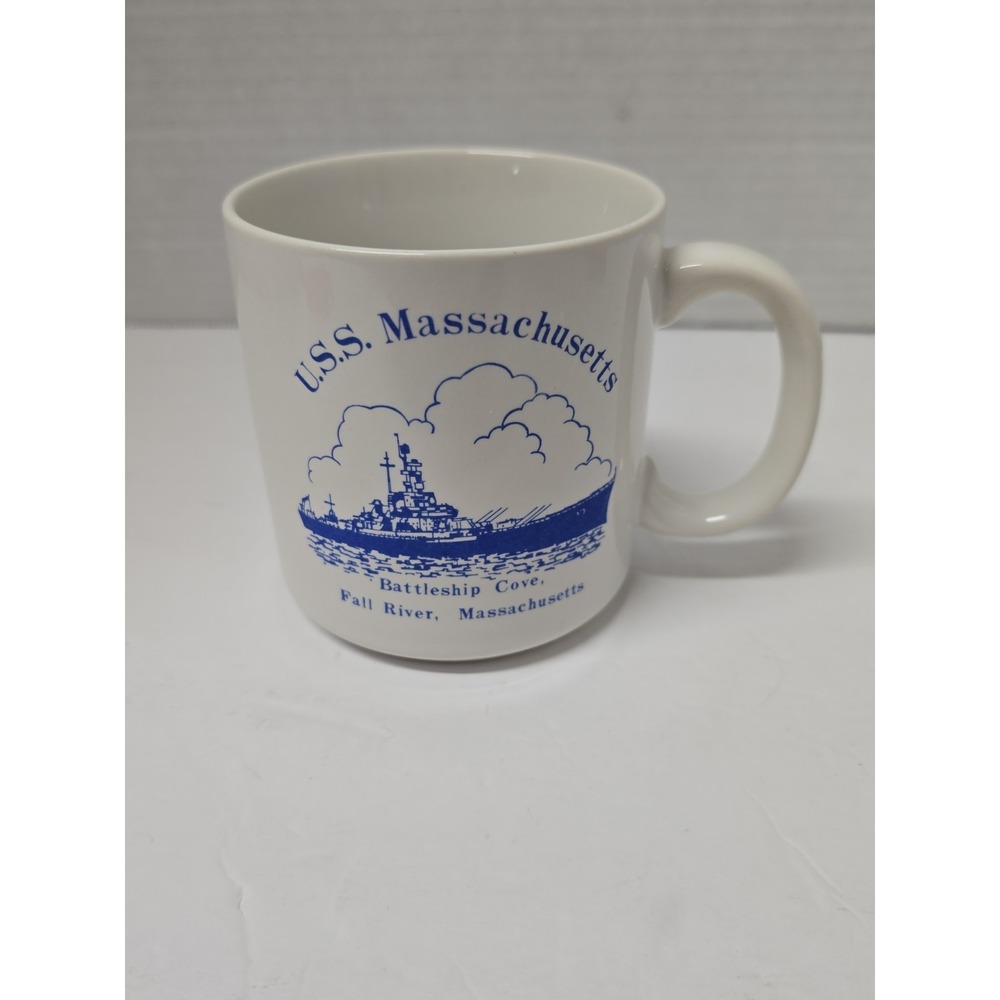 USS Massachusetts BB-59 Battleship Cove Fall River, Navy Coffee Mug